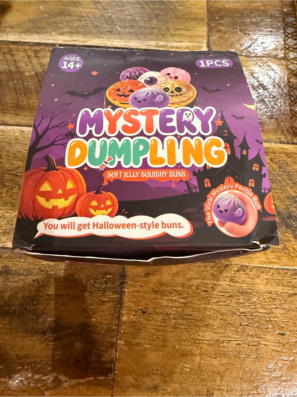 New MYSTERY DUMPLING Soft Jelly Squishy Dumpling Buns Halloween Viral Tictok